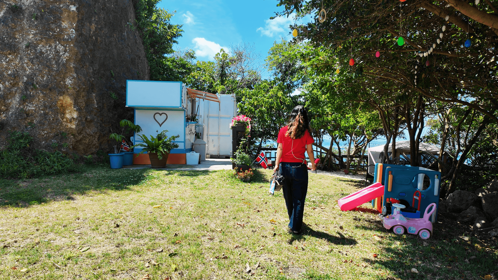 Åshiro Outdoor Cafe の様子
